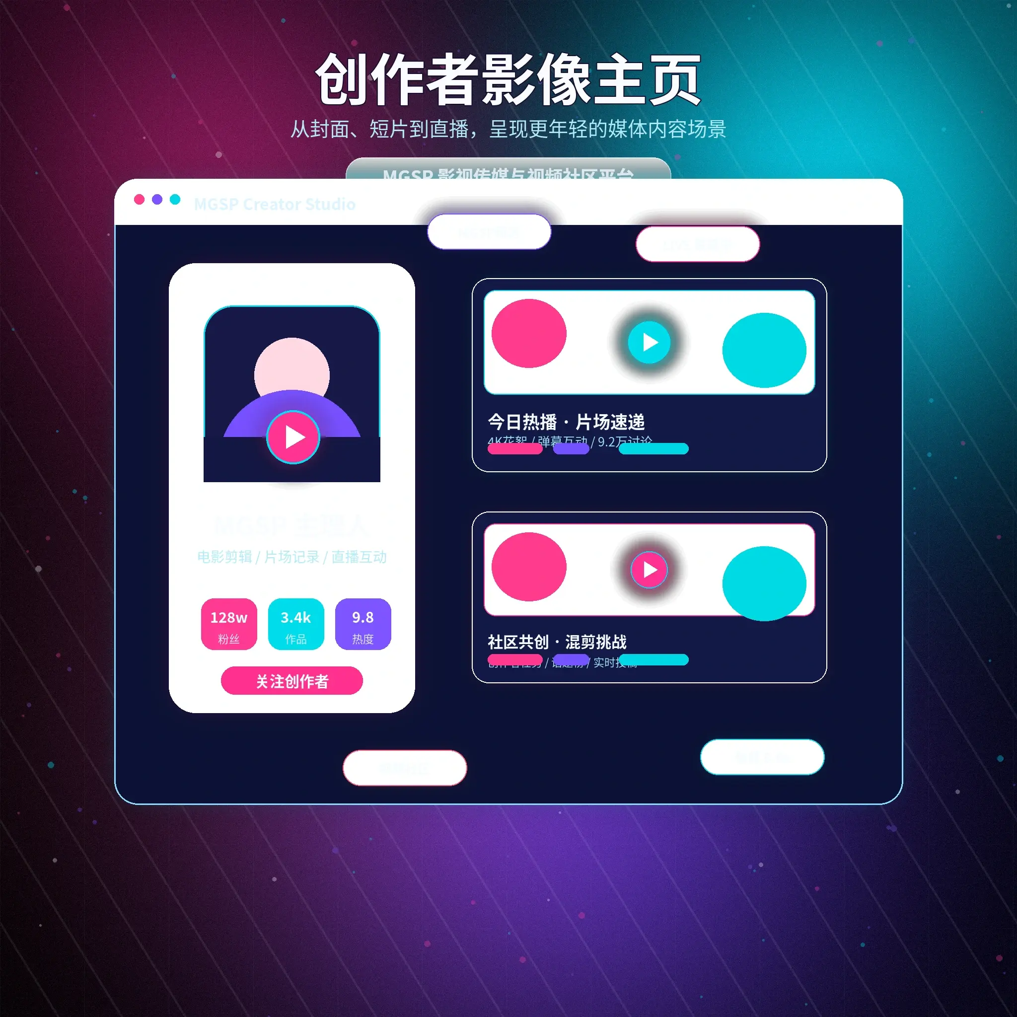 蘑菇视频创作者生活影像展示